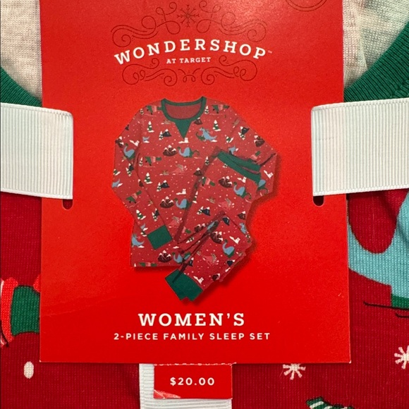 BRAND NEW TARGET Christmas Dinosaur Pajama Set - Picture 4 of 4